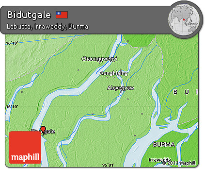 Political Map of Bidutgale