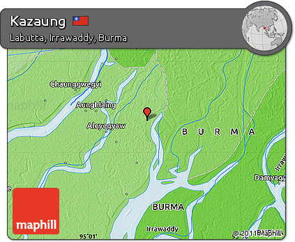 Political Map of Kazaung
