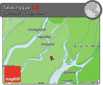 Political Map of Salaunggya