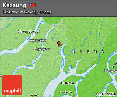 Political Map of Kazaung