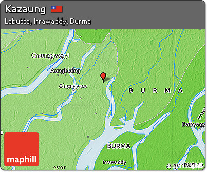 Political Map of Kazaung