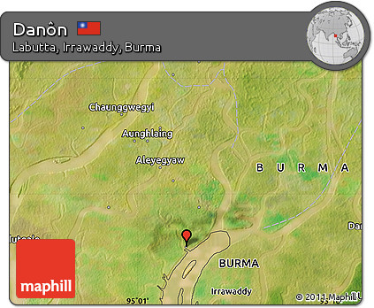 Satellite Map of Danôn