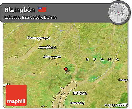 Satellite Map of Hlaingbôn