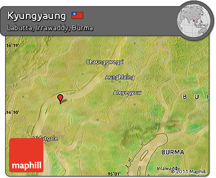 Satellite Map of Kyungyaung