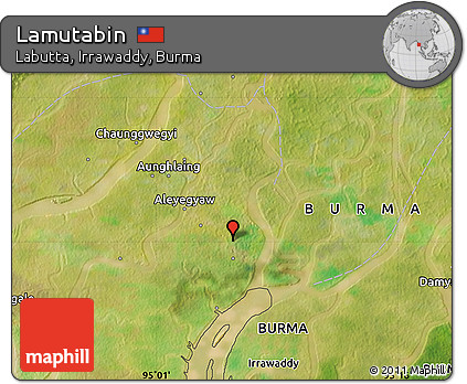 Satellite Map of Lamutabin