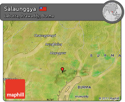 Satellite Map of Salaunggya