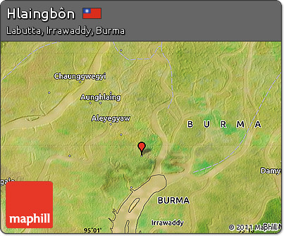 Satellite Map of Hlaingbôn