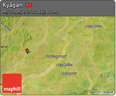 Satellite Map of Kyāgan