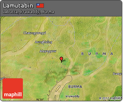 Satellite Map of Lamutabin