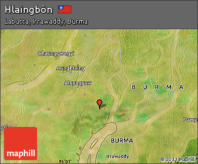 Satellite Map of Hlaingbôn