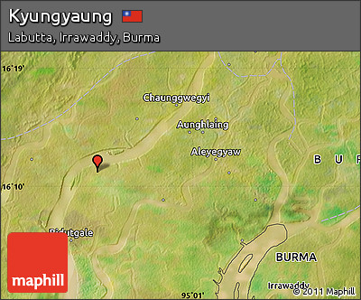 Satellite Map of Kyungyaung