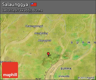 Satellite Map of Salaunggya