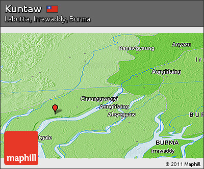Political Panoramic Map of Kuntaw