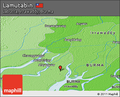 Political Panoramic Map of Lamutabin