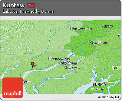 Political Panoramic Map of Kuntaw
