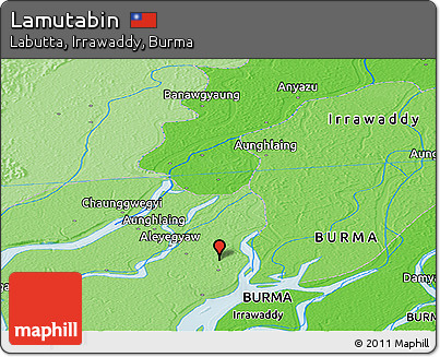 Political Panoramic Map of Lamutabin