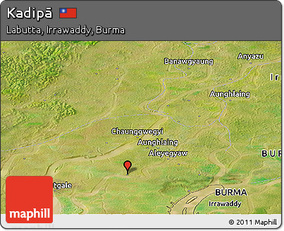 Satellite Panoramic Map of Kadipā