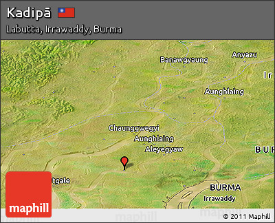 Satellite Panoramic Map of Kadipā