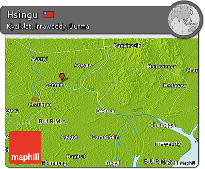 Physical 3D Map of Hsingu