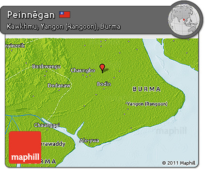 Physical 3D Map of Peinnēgan