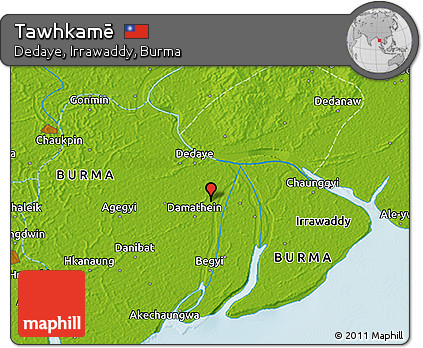 Physical 3D Map of Tawhkamē