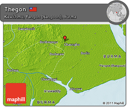 Physical 3D Map of Thegon