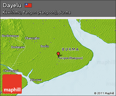 Physical 3D Map of Dayelu
