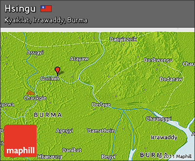 Physical 3D Map of Hsingu
