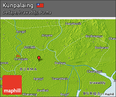 Physical 3D Map of Kunpalaing