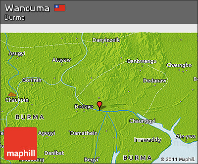 Physical 3D Map of Wancuma