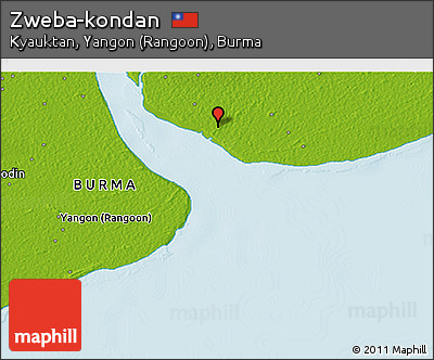 Physical 3D Map of Zweba-kondan