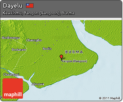 Physical 3D Map of Dayelu