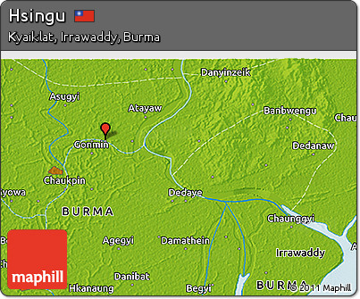 Physical 3D Map of Hsingu