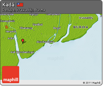 Physical 3D Map of Kadā