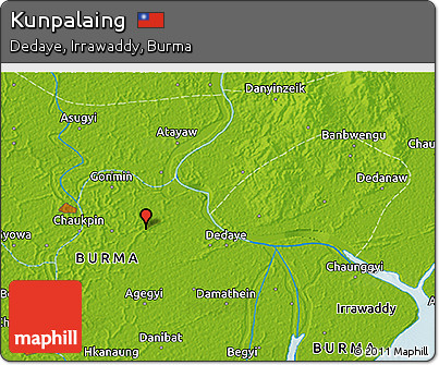Physical 3D Map of Kunpalaing