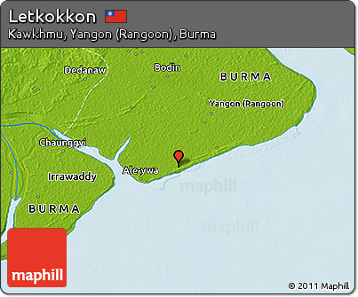 Physical 3D Map of Letkokkon