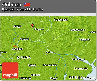 Physical 3D Map of Onbinzu