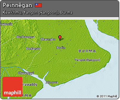 Physical 3D Map of Peinnēgan