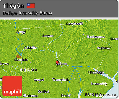 Physical 3D Map of Thēgôn
