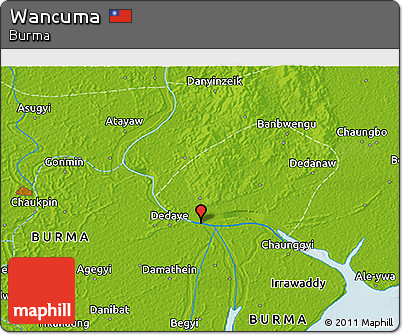 Physical 3D Map of Wancuma