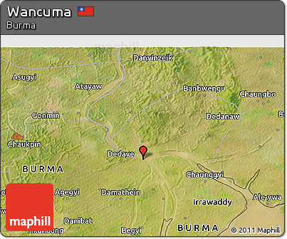 Satellite 3D Map of Wancuma