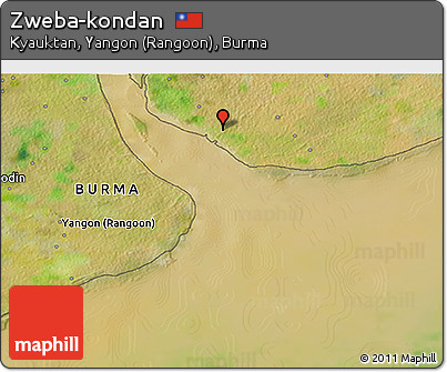 Satellite 3D Map of Zweba-kondan