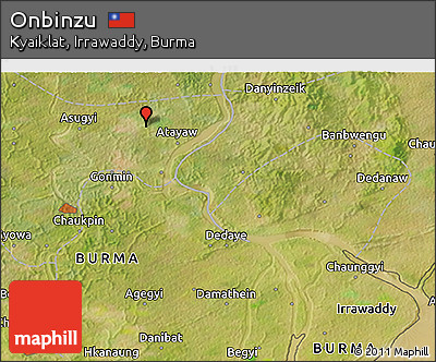 Satellite 3D Map of Onbinzu