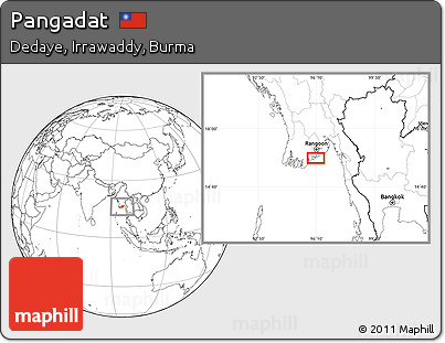 Blank Location Map of Pangadat