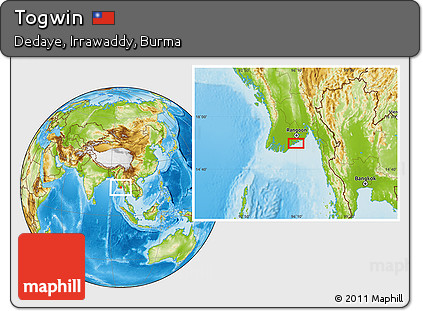 Physical Location Map of Togwin