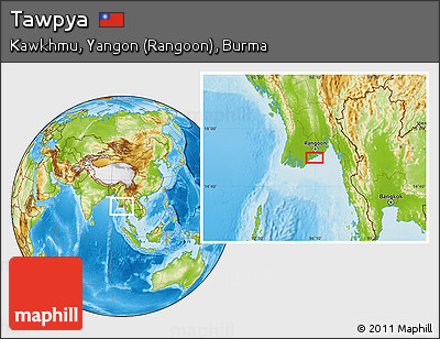 Physical Location Map of Tawpya
