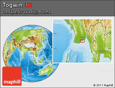 Physical Location Map of Togwin