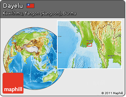 Physical Location Map of Dayelu