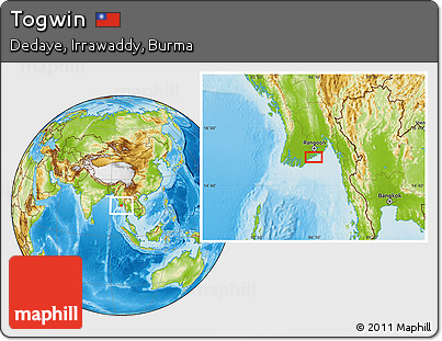 Physical Location Map of Togwin