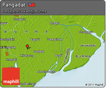 Physical Map of Pangadat